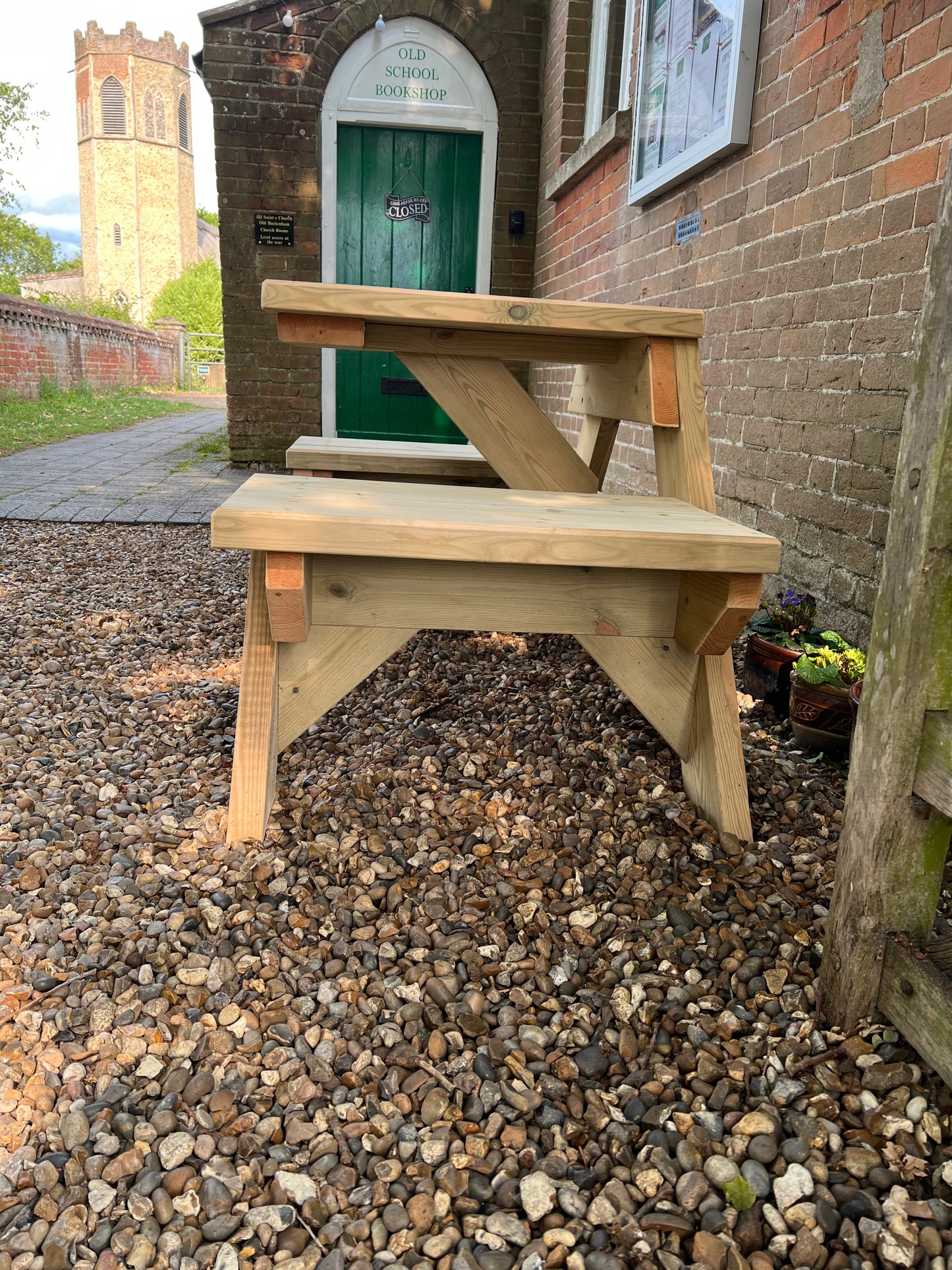 2 Seat Open Sided Picnic Bench